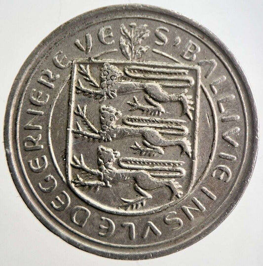 1977 Jersey 10p 10 Ten - Pence Coin | Very High Grade | a4908
