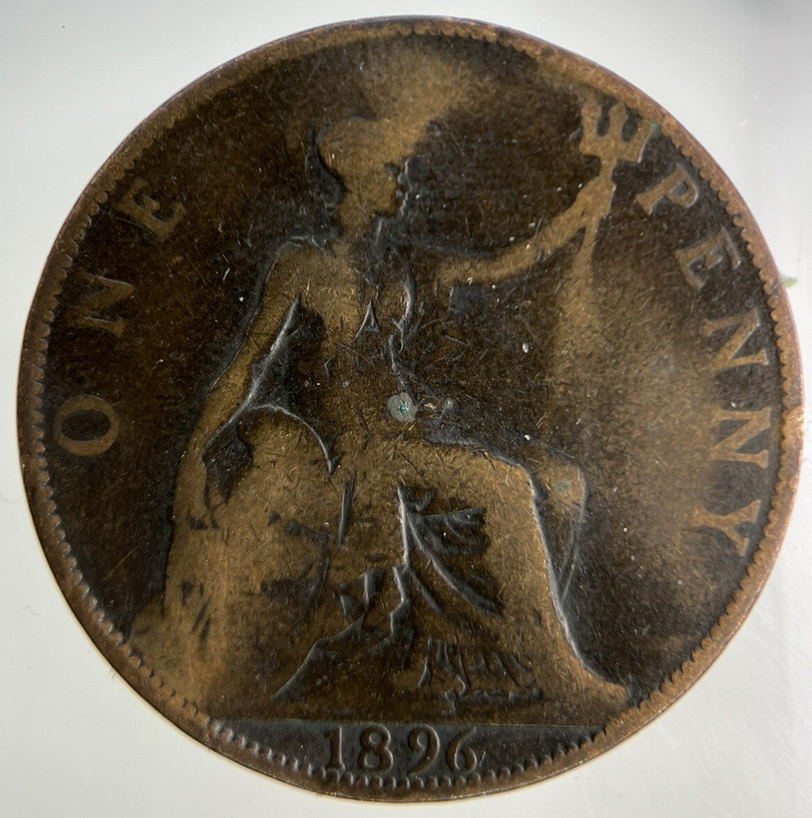 1896 Victoria One Penny Coin | Collectable Grade