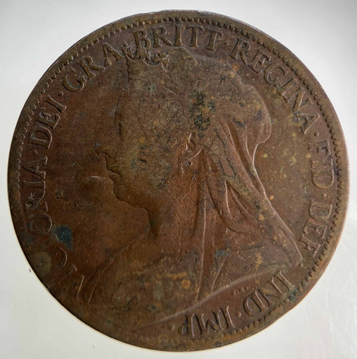 1897 Victoria One Penny Coin | Collectable Grade