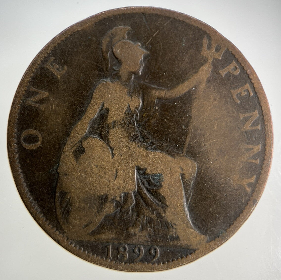1899 Victoria One Penny Coin | Collectable Grade