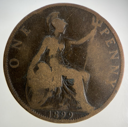 1899 Victoria One Penny Coin | Collectable Grade