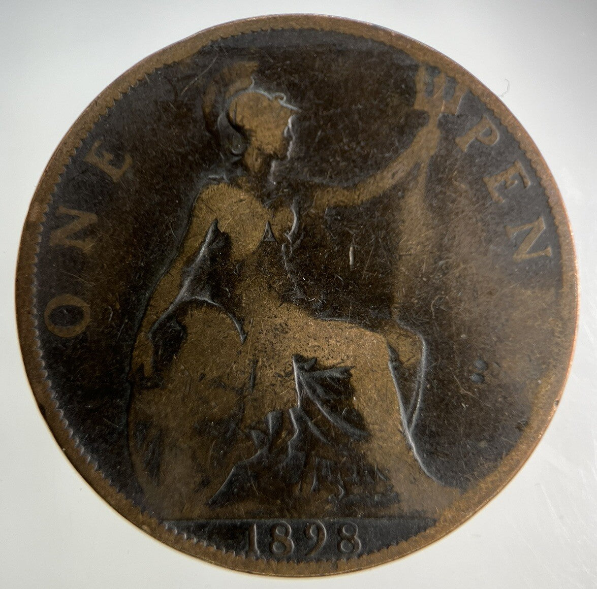 1898 Victoria One Penny Coin | Collectable Grade