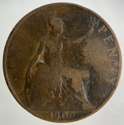 1900 Victoria One Penny Coin | Collectable Grade