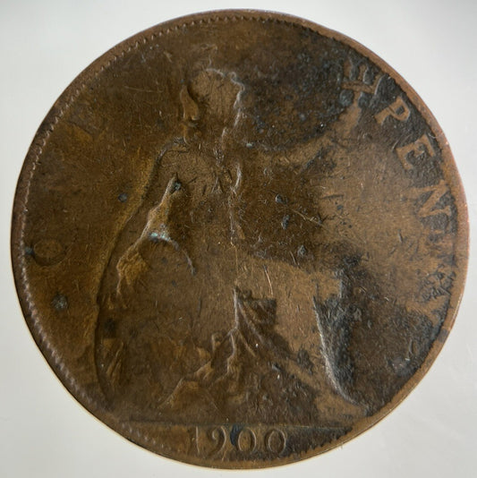 1900 Victoria One Penny Coin | Collectable Grade