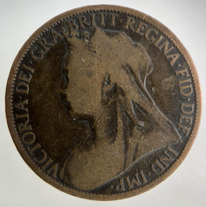 1897 Victoria One Penny Coin | Collectable Grade