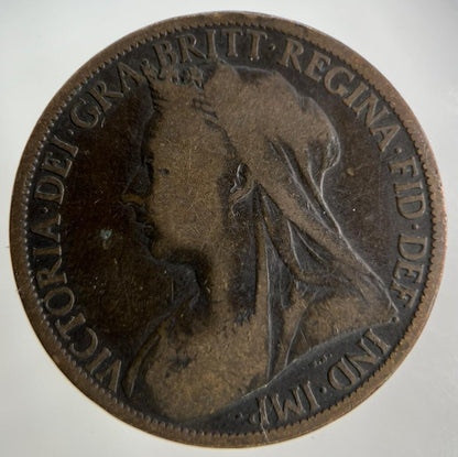 1899 Victoria One Penny Coin | Collectable Grade