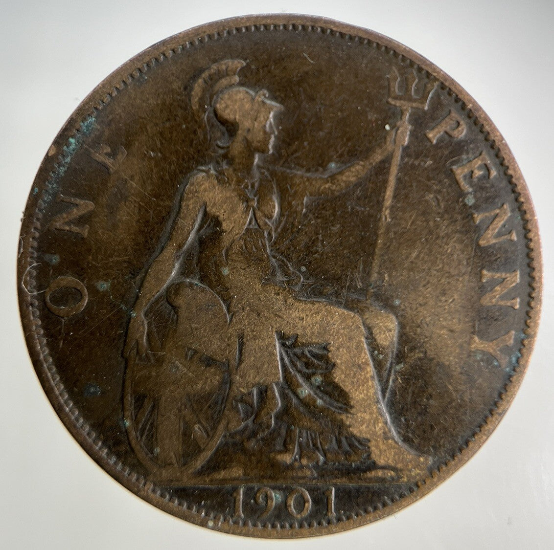 1901 Victoria One Penny Coin | Collectable Grade