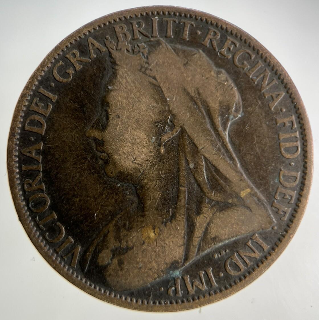 1901 Victoria One Penny Coin | Collectable Grade