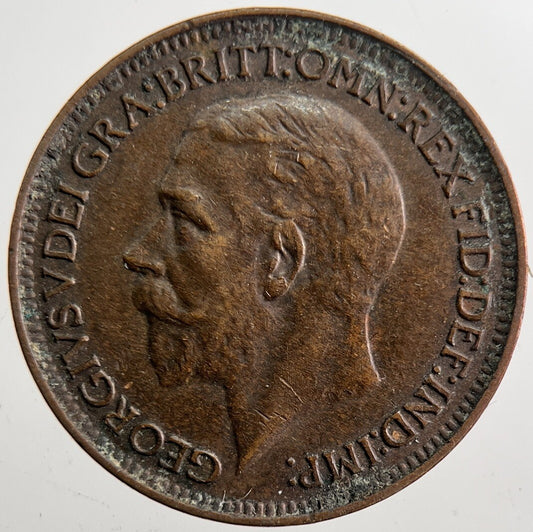1926 George V Farthing Coin | Very High Grade | a7384