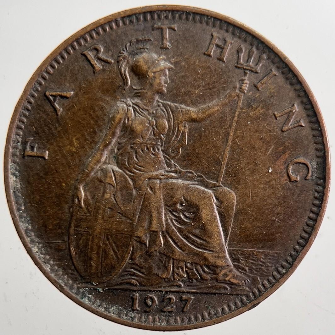 1926 George V Farthing Coin | Very High Grade | a7384