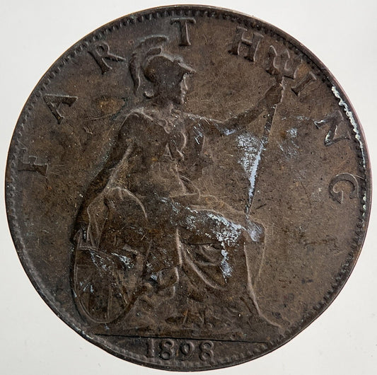 1898 Victoria Farthing Coin | Collectable Grade