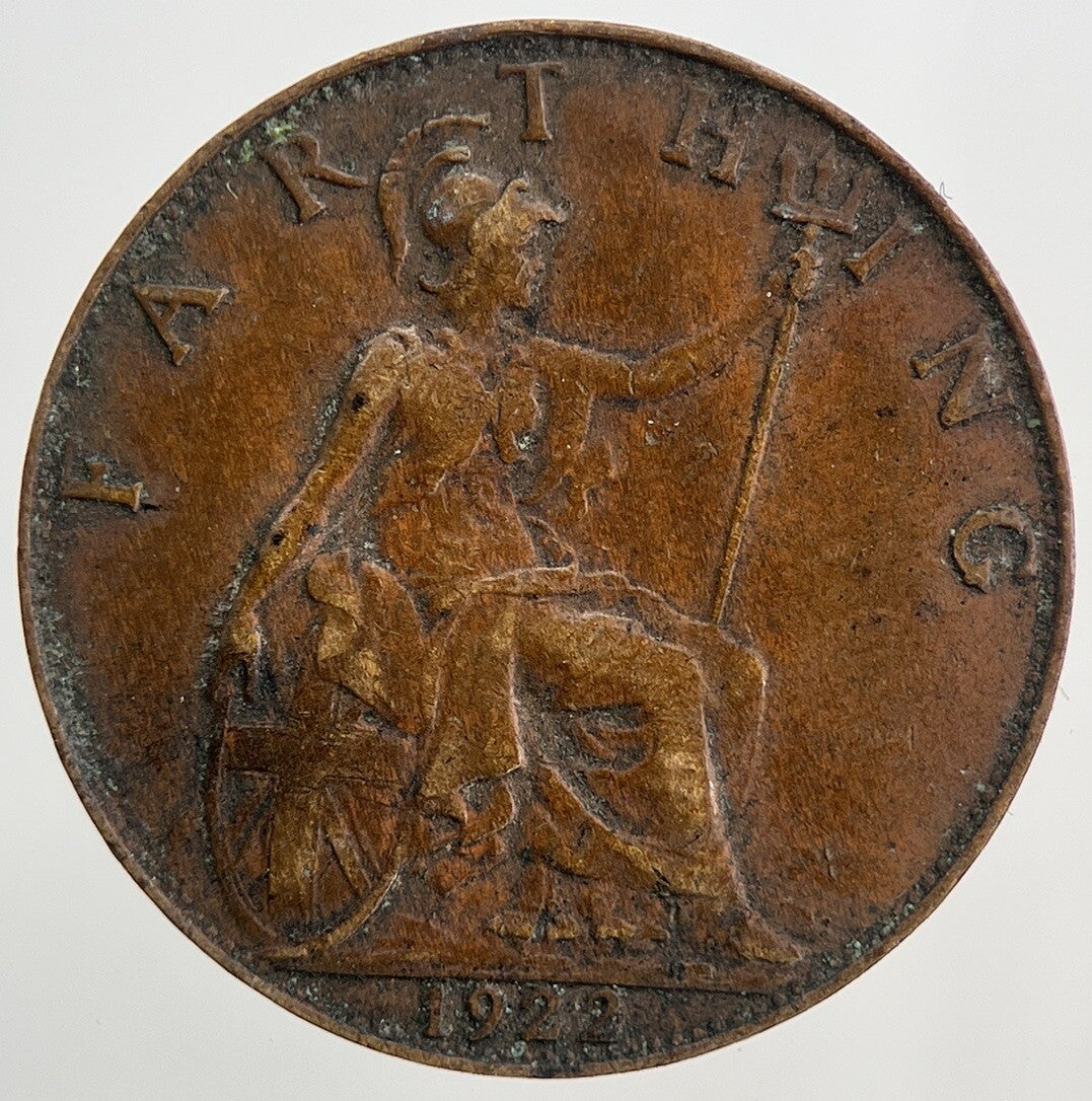1922 George V Farthing Coin | Fine Collectable Grade