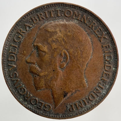1922 George V Farthing Coin | Fine Collectable Grade