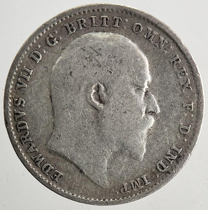 1909 Edward VII Threepence Silver Coin | Fine Collectable Grade | a9842