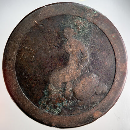 1797 George III Cartwheel One Penny Coin | Fair Grade | a3215