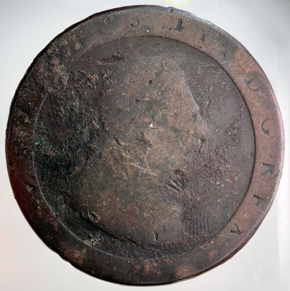 1797 George III Cartwheel One Penny Coin | Fair Grade | a3215