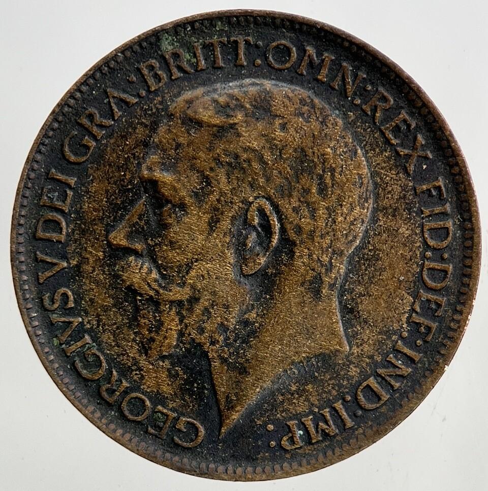 1911 George V Farthing Coin | Fine Collectable Grade