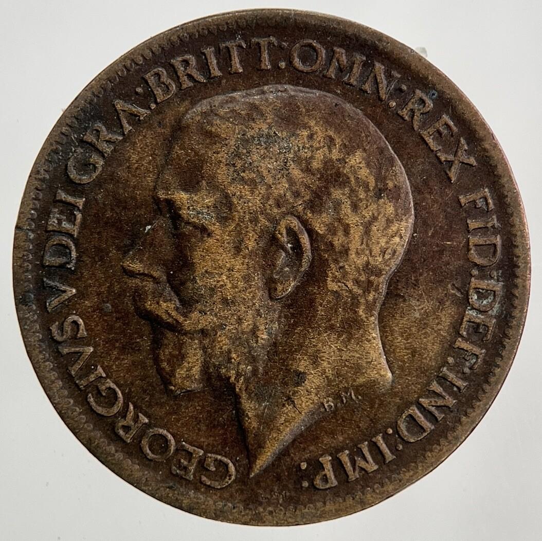 1918 George V Farthing Coin | Fine Collectable Grade