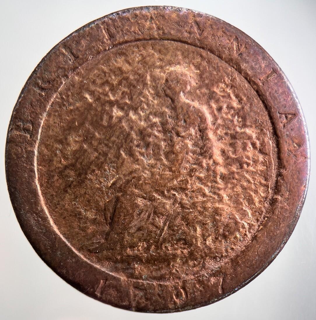1797 George III Cartwheel One Penny Coin | Collectable Grade | a3277