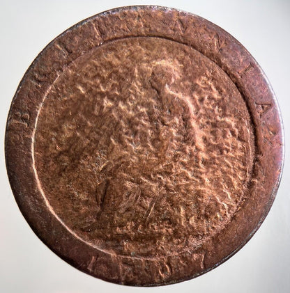 1797 George III Cartwheel One Penny Coin | Collectable Grade | a3277