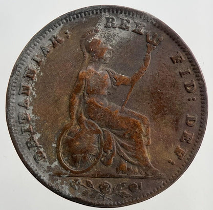 1836 William IV Farthing | Fine Collectable Grade
