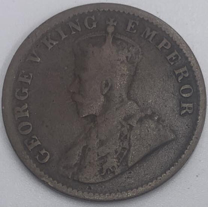 1918 One Quarter Anna India | Indian Copper Coin | Fair Grade | a431