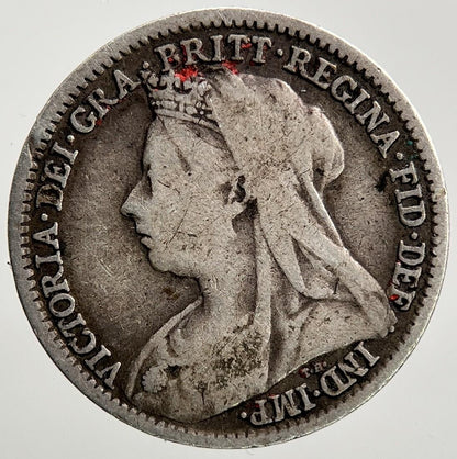 1896 Victoria Threepence Silver Coin | Collectable Grade | a2623