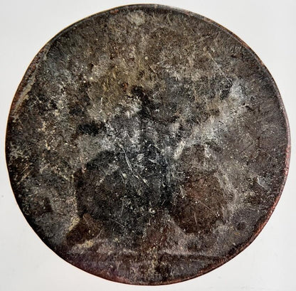 George II 2nd Half-Penny Coin | Worn Grade | a537