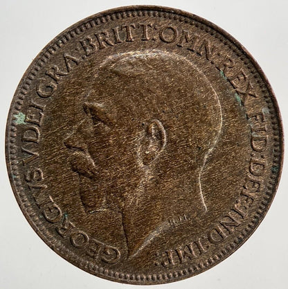 1924 George V Farthing Coin | Fine Collectable Grade