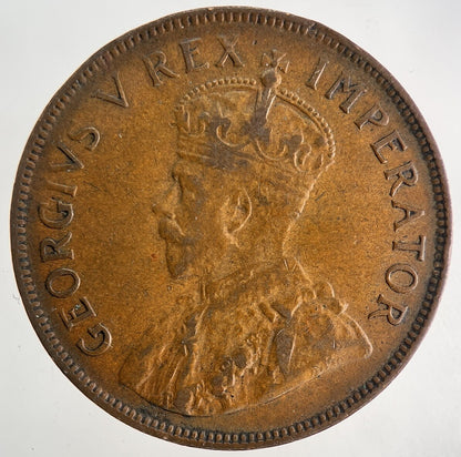 1935 South Africa One Penny Coin | Fine Collectable Grade | a7983
