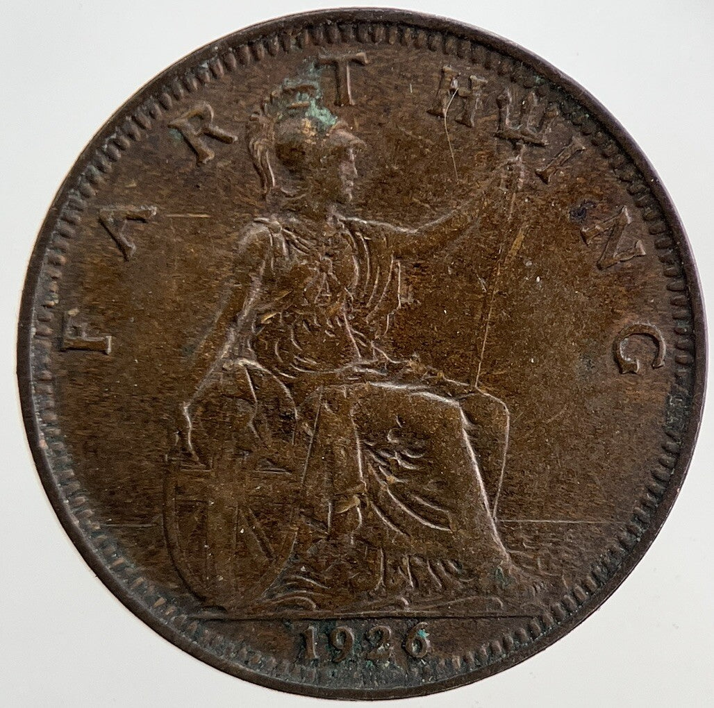 1926 George V Farthing Coin | Fine Collectable Grade