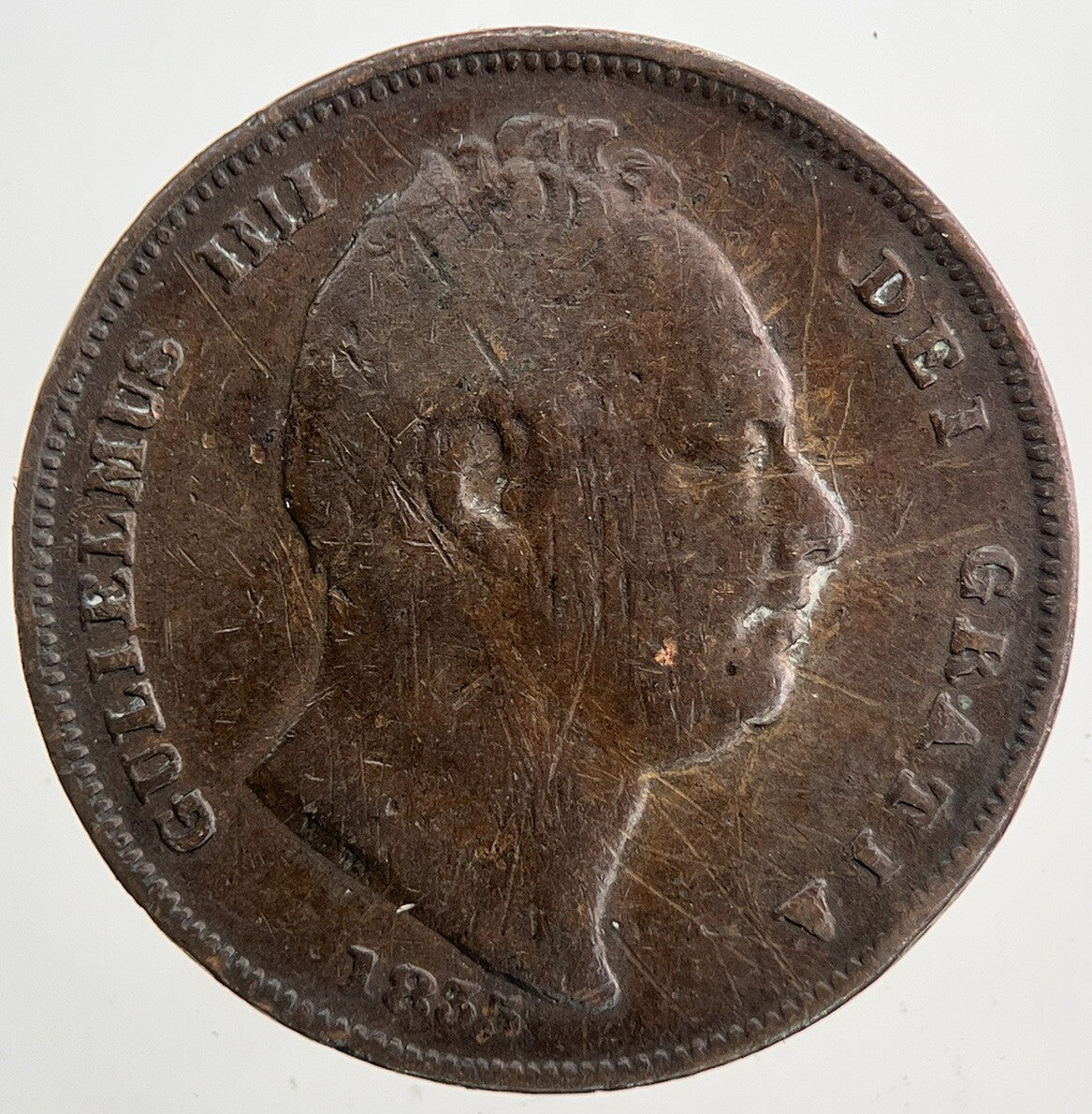 1835 William IV Farthing | Fine Collectable Grade