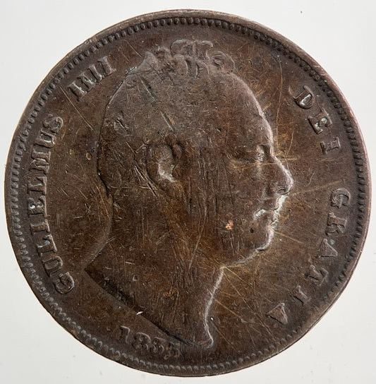 1835 William IV Farthing | Fine Collectable Grade