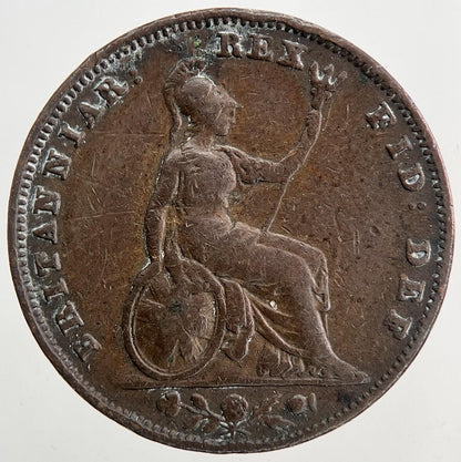 1835 William IV Farthing | Fine Collectable Grade