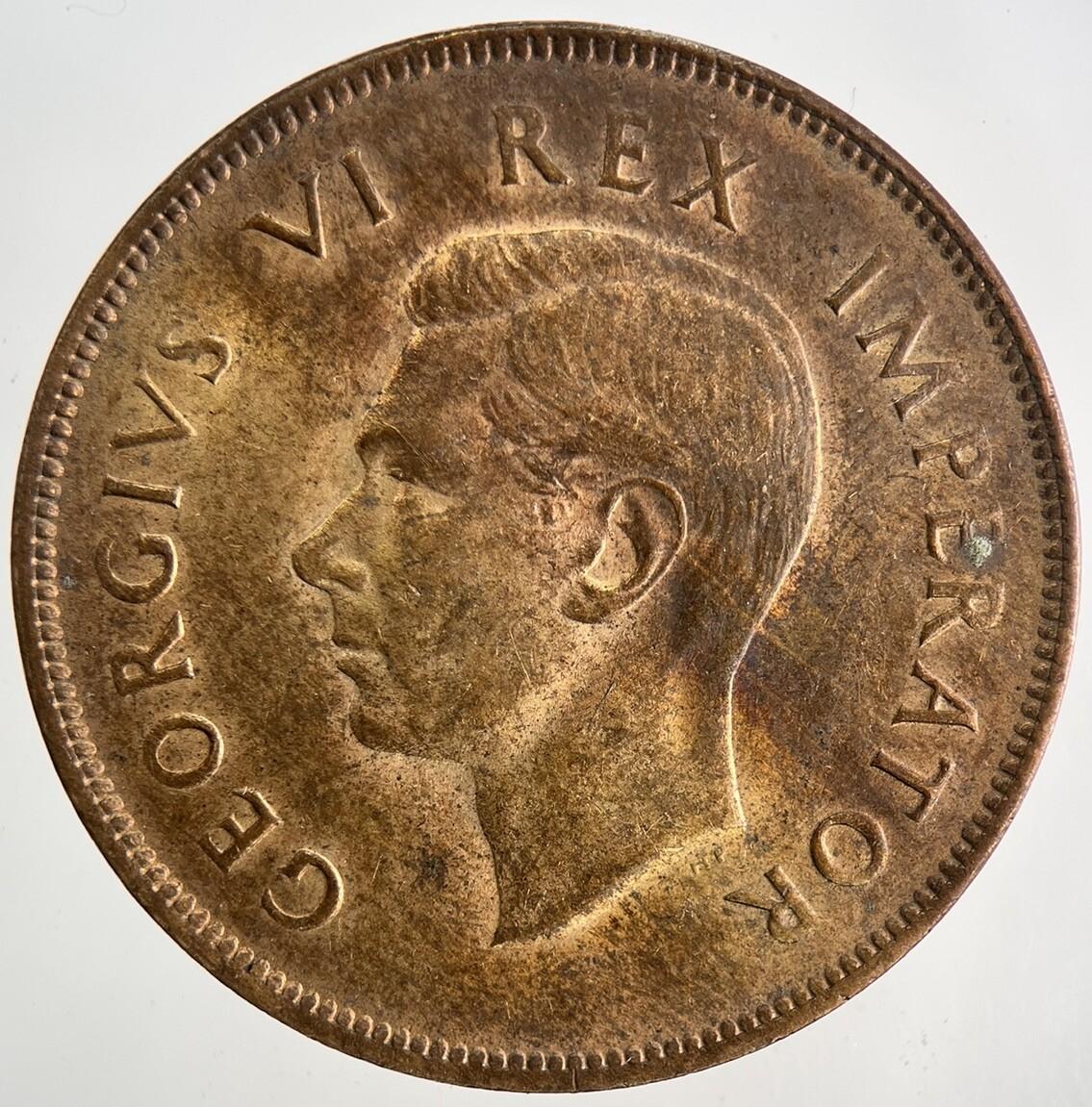 1941 South Africa One Penny Coin | Very High Grade | a9752