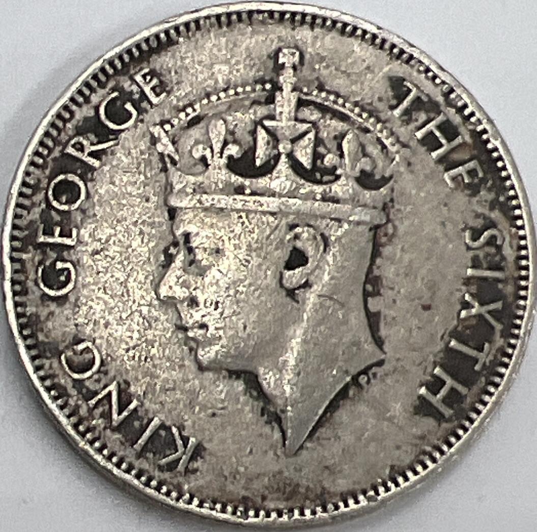 1950 One Rupee | Mauritius Coin | Fine Grade | a477