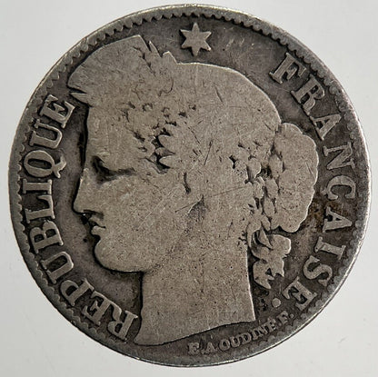 1894 France 50 Centimes Cents Silver Coin | Collectable Grade | a9481