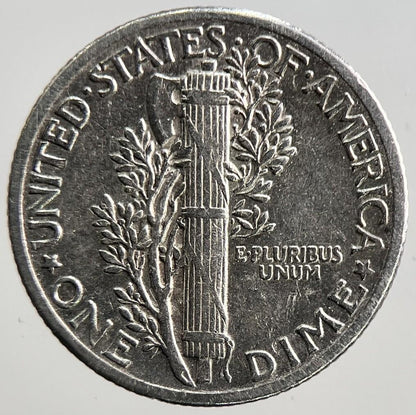 1935 US USA Mercury Dime Silver Coin | Fine Collectable Grade | a3141
