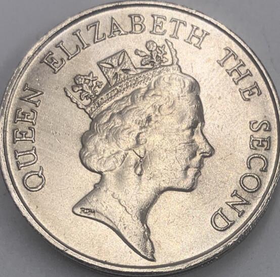 1986 Hong Kong 5 Dollars | Hong Kong Coin | Fine Grade | a510