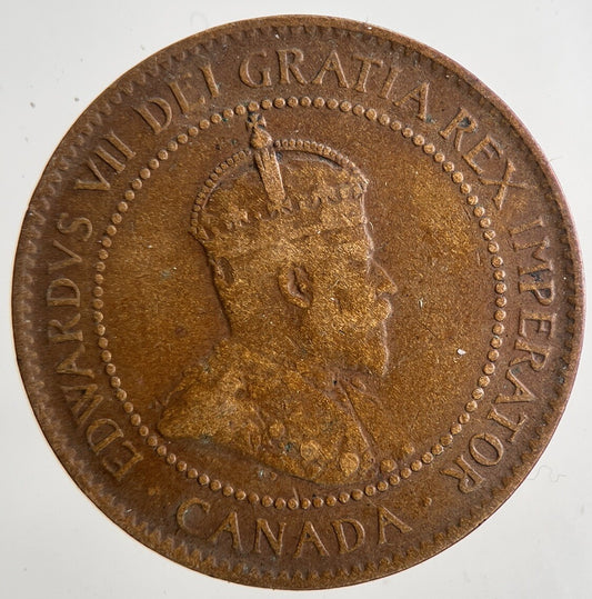 1907 Canada One Cent Coin | Fine Collectable Grade | a6482