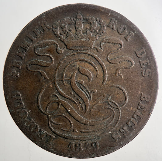 1849 Belgium 5 Cents Coin | Fine Collectable Grade | a9471