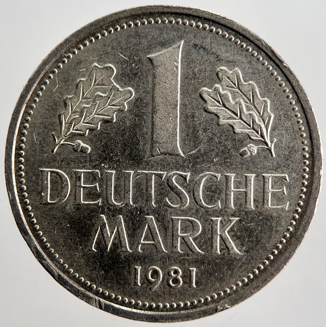 1981-G Germany 1 One Mark Coin | Very High Grade | a2525