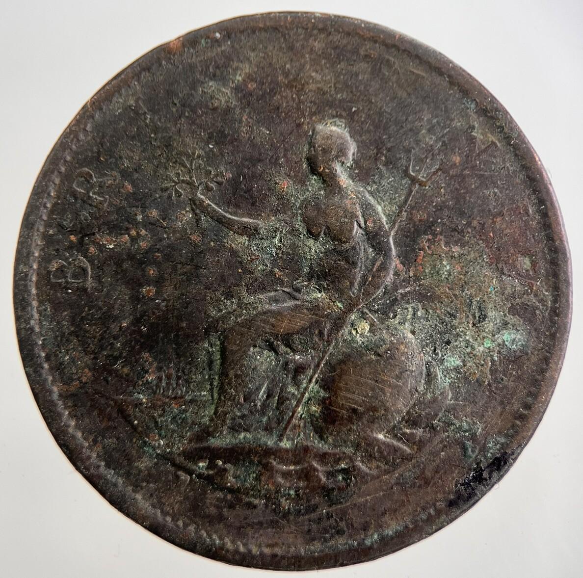 1799 George 3rd III Half-Penny British Coin | Collectable Grade | a7518