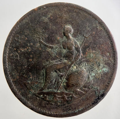 1799 George 3rd III Half-Penny British Coin | Collectable Grade | a7518