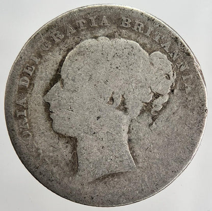 1879 Victoria Shilling Silver Coin | Fair Grade | a2458