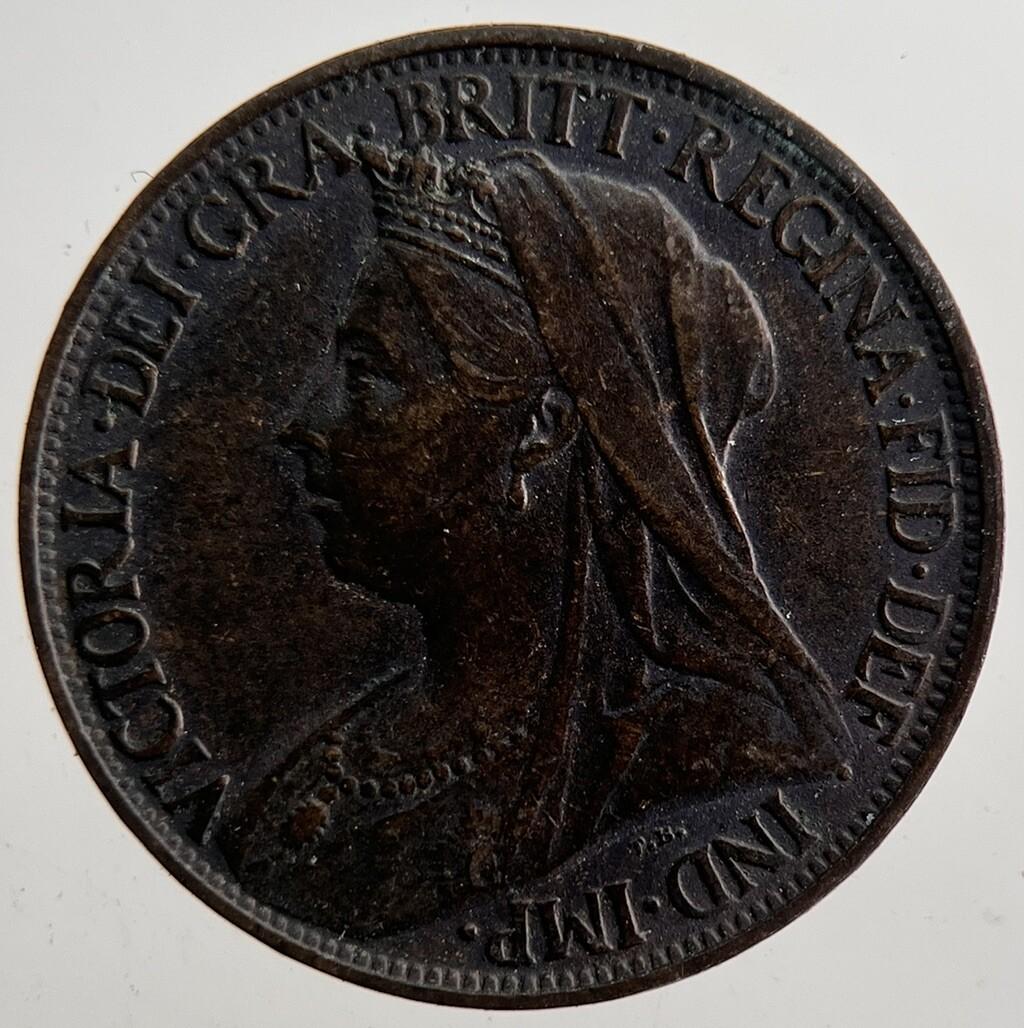 1898 Victoria Farthing Coin | Very High Grade | a7392