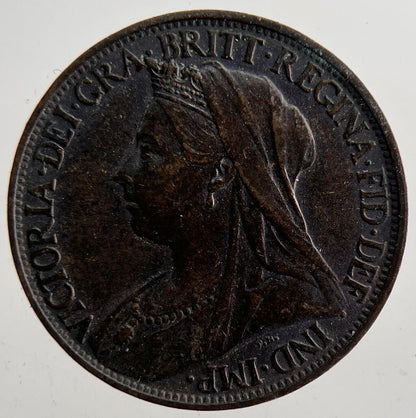 1898 Victoria Farthing Coin | Very High Grade | a7392