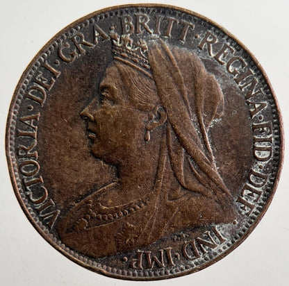 1898 Victoria Farthing Coin | Very High Grade | a7393