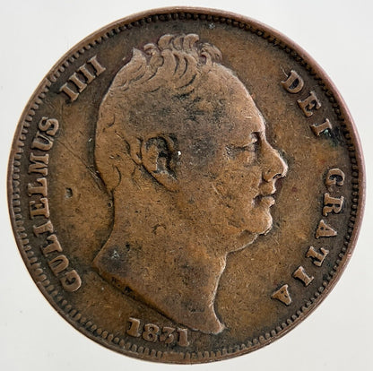 1831 William IV Farthing | Collectable Grade