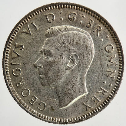 1944 George VI British Shilling Silver Coin | Very Fine Grade | a6412